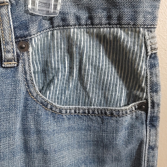 SUN+STONE NWT Retro Patchwork Relaxed Tapered Leg High Rise Jeans - SIZE 20 - Picture 7 of 11